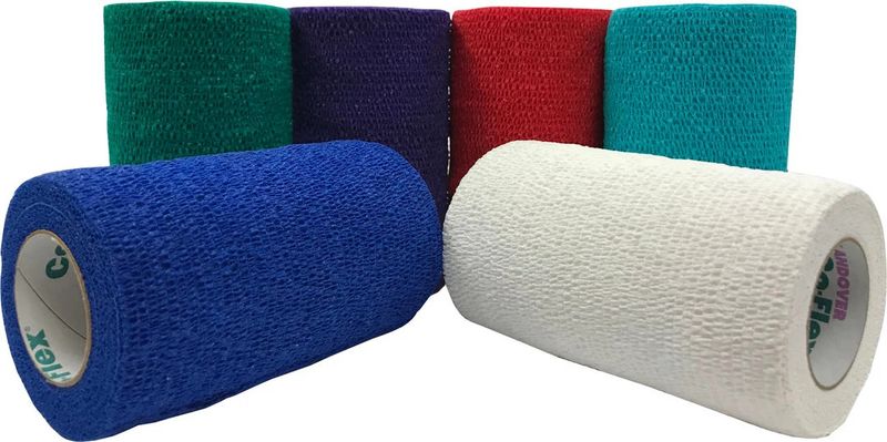 Coflex Bandage 4"5yd Assorted Rainbow