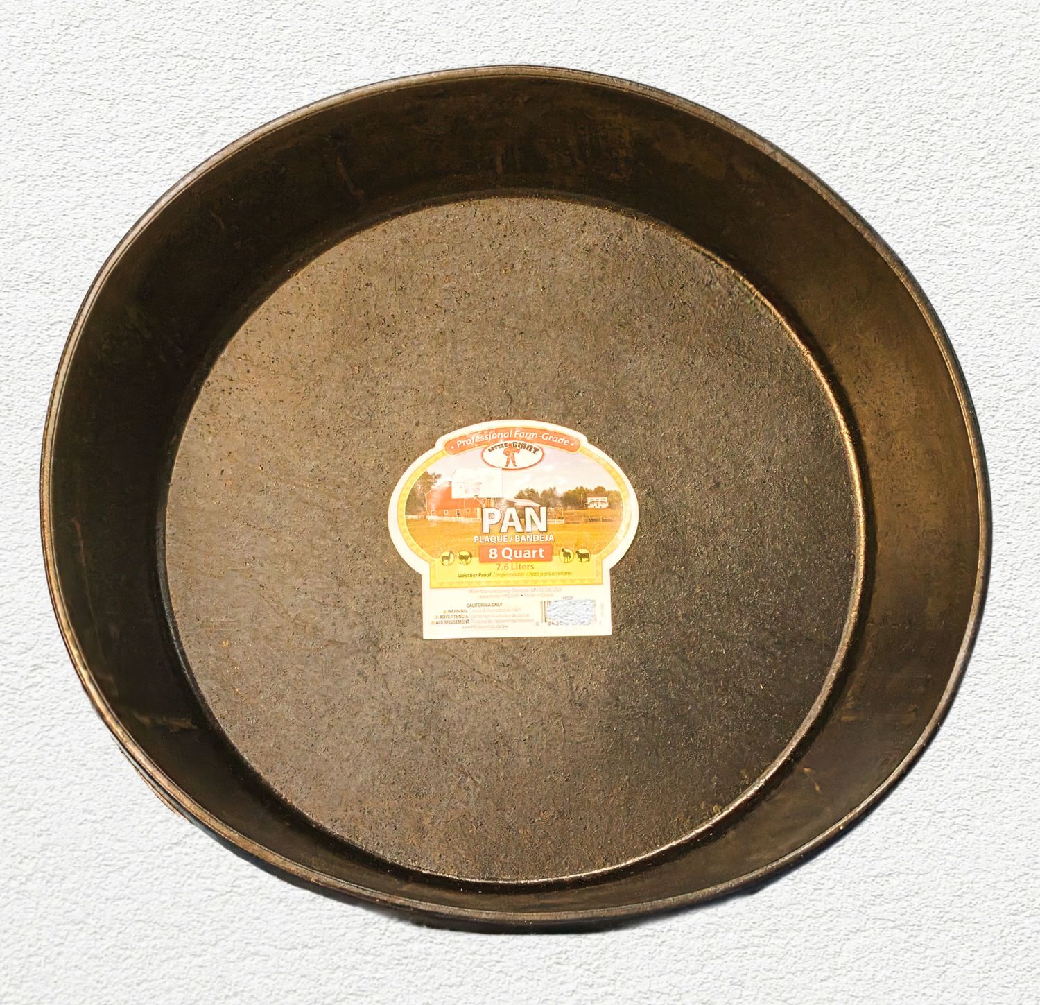 Little Giant Rubber Feed Pan 8qt