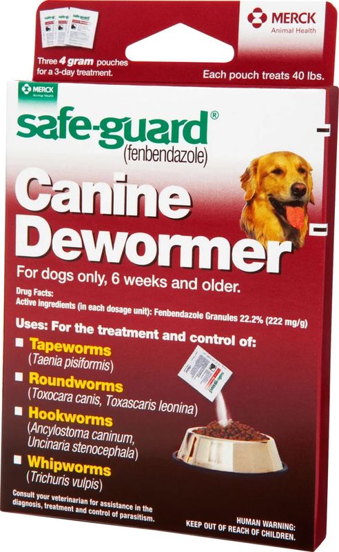 Safeguard For Dog 40 - Lb 3pk