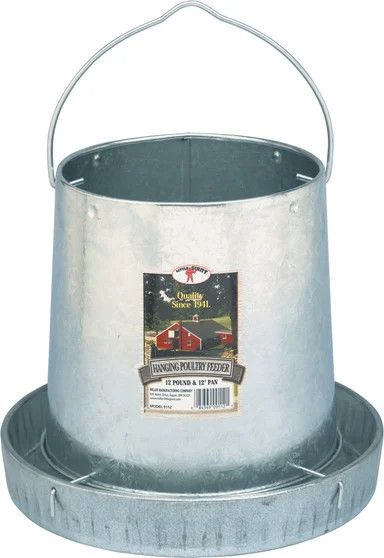 Little Giant Hangning Chicken Feeder Metal 12 lb