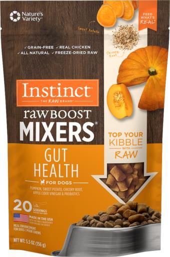 z NATURES VARIETY DOG INSTINCT RAW BOOST MIXERS GUT HEALTH 5OZ