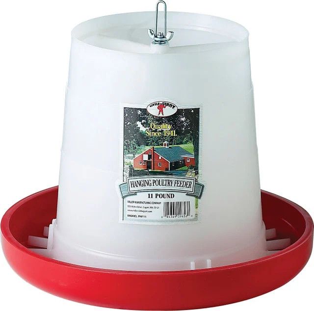 Chicken Feeder Hanging Plastic 11 - Lb