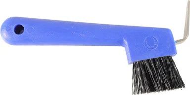 Hoof Pick W/Brush  - Blue