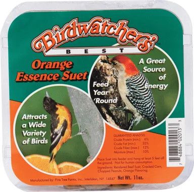 Suet Birdwatchers Best Orange 11oz