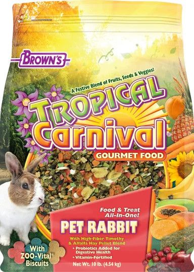 Fm Brown Tropical Carnival Rabbit 10 - Lb