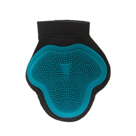 Mm Grooming Glove Silicone Blue