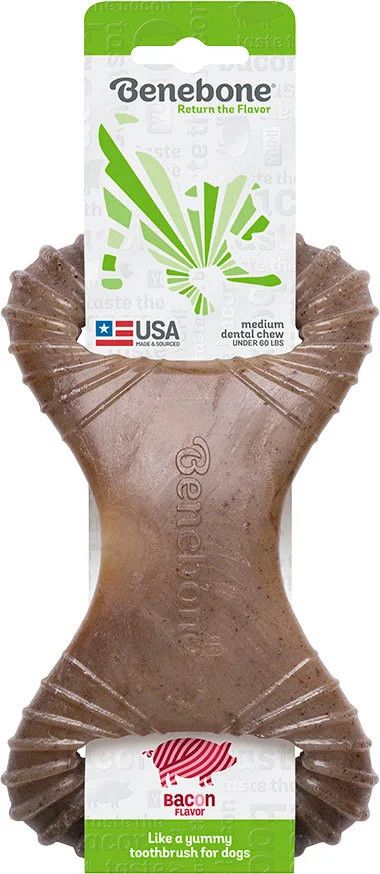 Benebone Dental Chew Medium Bacon
