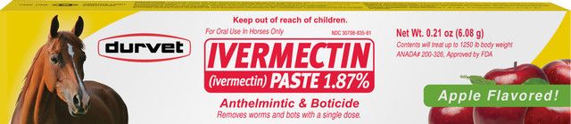 Duravet Ivermectin 1.87% Apple Flavored
