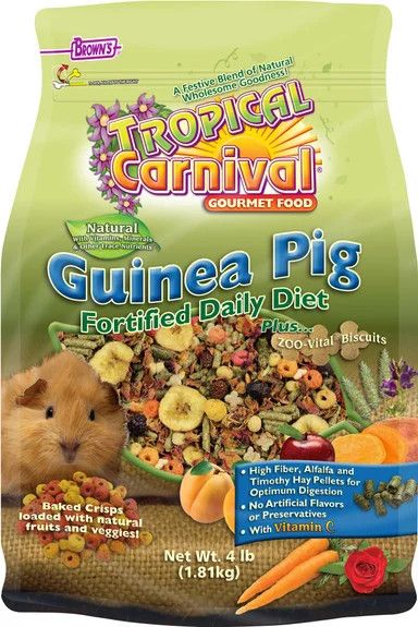 Tropical Carnival Natural Guinea Pig 4 - Lb