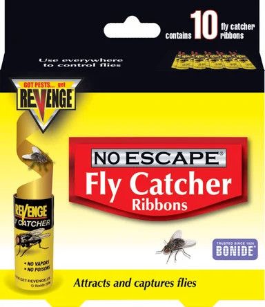 REVENGE NO ESCAPE FLY CATCHER RIBBONS 10 pk REVENGE NO ESCAPE FLY CATCHER RIBBONS 10 pk