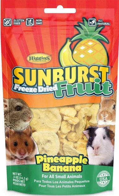 Sunburst Pineapple/Banana  Small Animal Treat
