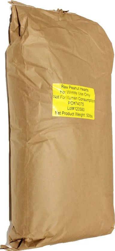 Raw Peanut Hearts 50 - Lb