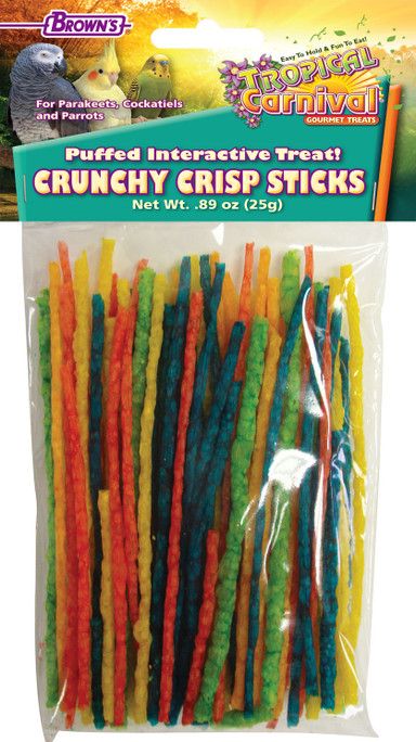 Tropical Carnival Crunchy Crisp Sticks Bird Treat