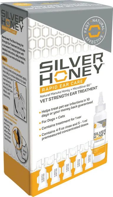 Silver Honey Rapid Ear Care Vet Ear Treatment Kit 10 - Day