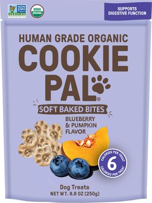 Cookie Pal Dog Treat Organic Pumpkin & Blueberry 8.8oz