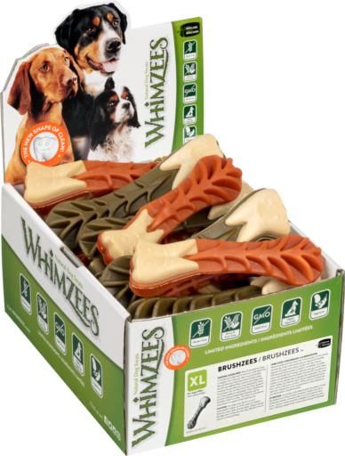 Whimzees Toothbrush Dental Chew, Extra Large - 18 per Case