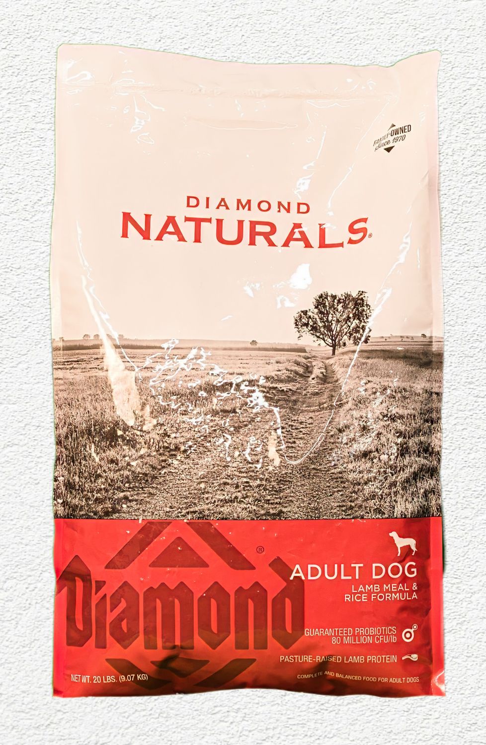 Diamond Naturals Lamb and Rice Adult Dog Formula, Size: 20 lb