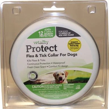 Protect Flea & Tick Dog Collar 2 Pack 12 Months Protection