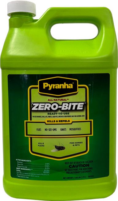 PYRANHA ZERO-BITE NATURAL INSECT SPRAY RTU Gal