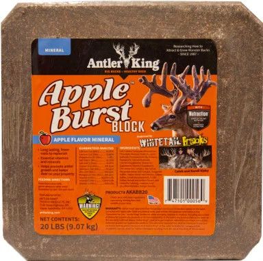 Apple Burst Deer Block Apple - 20 Lb
