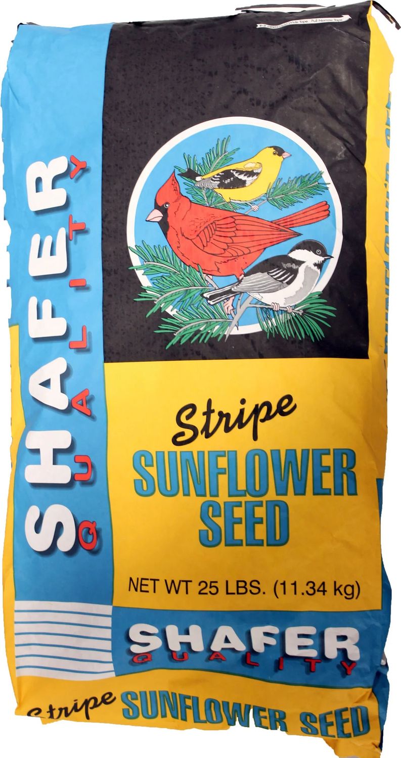 Shafer Gray Striped Sunflower Seed 25lb