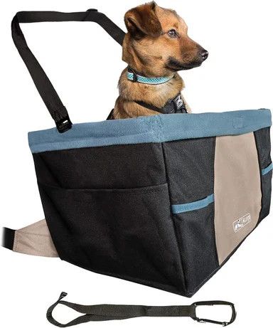 Kurgo Rover Dog Booster Seat With Seatbelt Tether