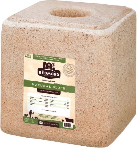 Redmond Natural Mineral Salt Block - 44 lb