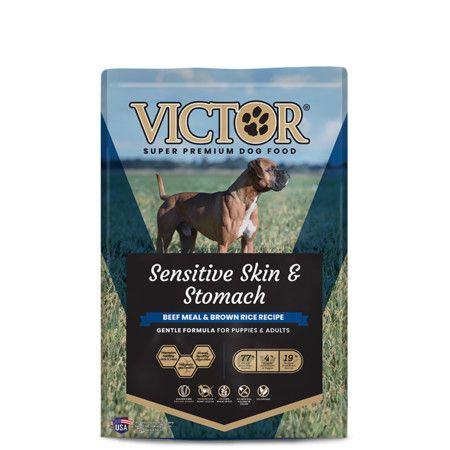 Victor Dog Dry Sensitive Skin & Stomach Beef Brown Rice 15lb