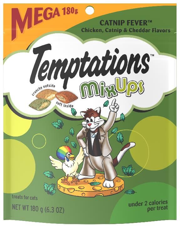 Whiskas Temptations Catnip Fever MixUps Mega Bag 6.35 oz single