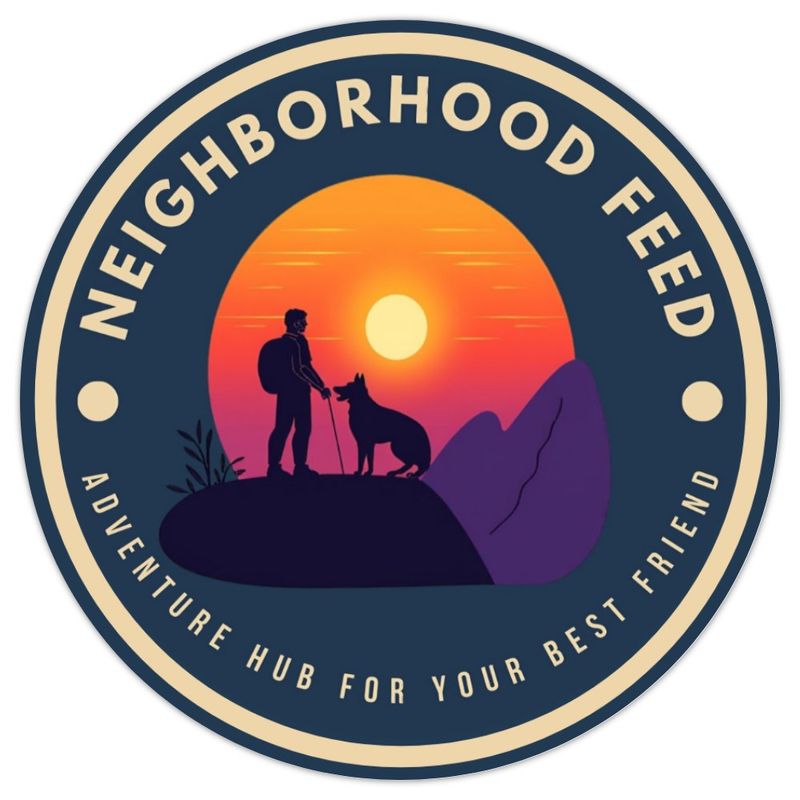 Neighborhood Feed Adventure Logo Sticker