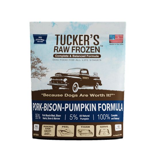 Tucker's Dog Frozen Pork, Bison & Pumpkin 3lb