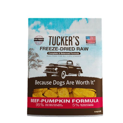 Tucker's Dog Food FD Beef Pumpkin 14 oz