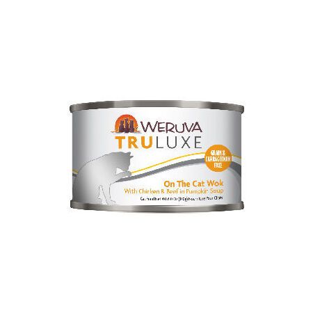 Weruva Cat Can GF Tru Luxe On the Cat Wok Chicken & Beef 6 oz 24/Case