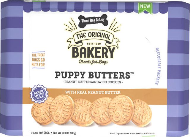 Three Dog Bakery Puppy Butters Sandwich Cookies