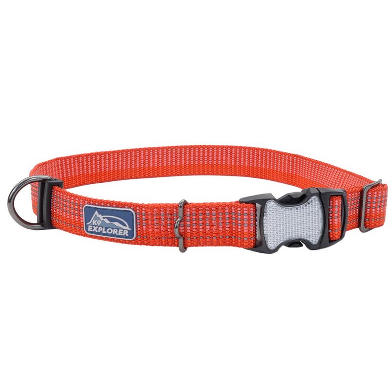 K9 Explorer® Brights Reflective Adjustable Dog Collar, Canyon, Extra Small - 5/8" x 8"-12"
