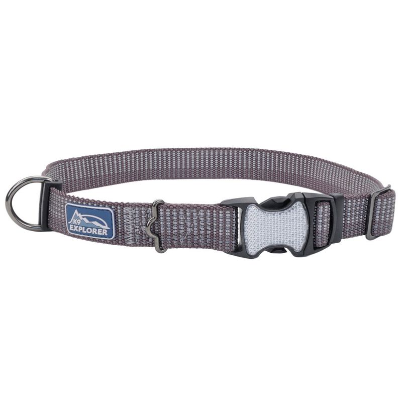Coastal K9 Explorer® Brights Reflective Adjustable Dog Collar, Mountain, Extra Small - 5/8" x 8"-12"