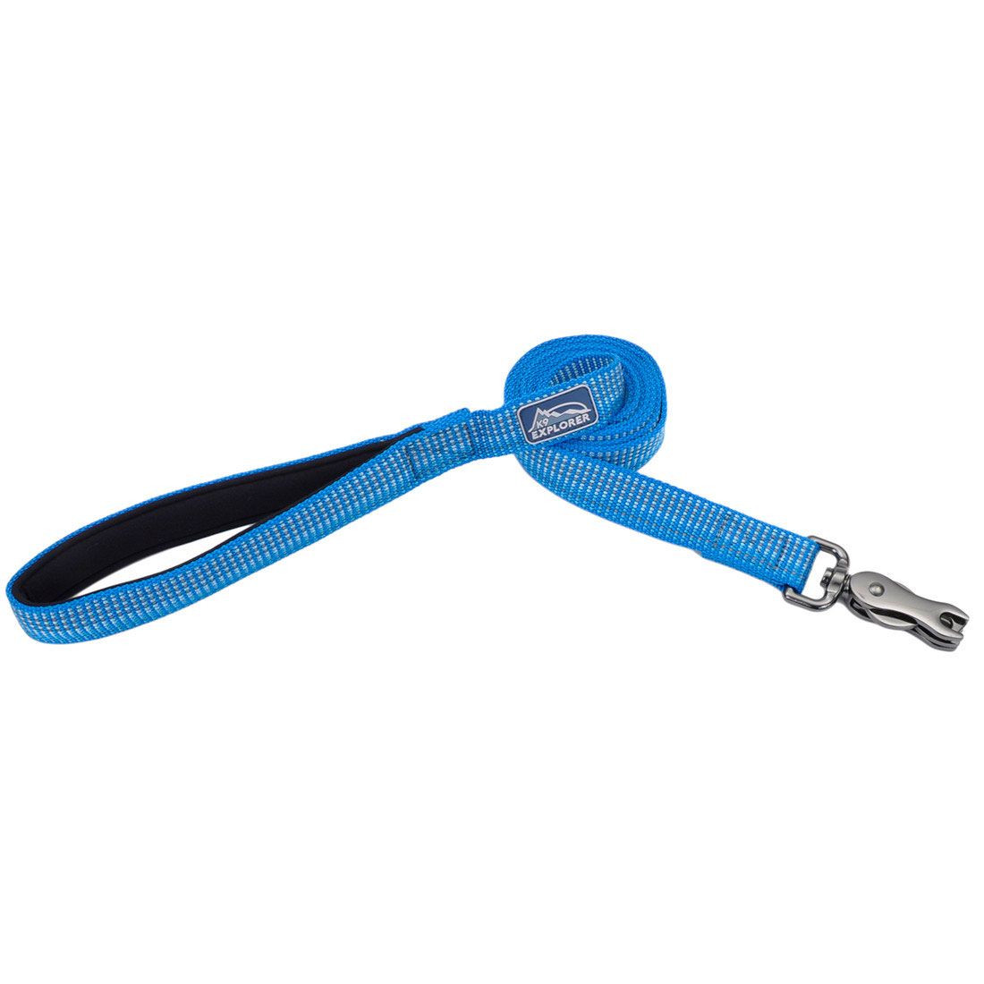 Coastal K9 Explorer® Brights Reflective Dog Leash, Lake, Medium/Large - 1" x 6'
