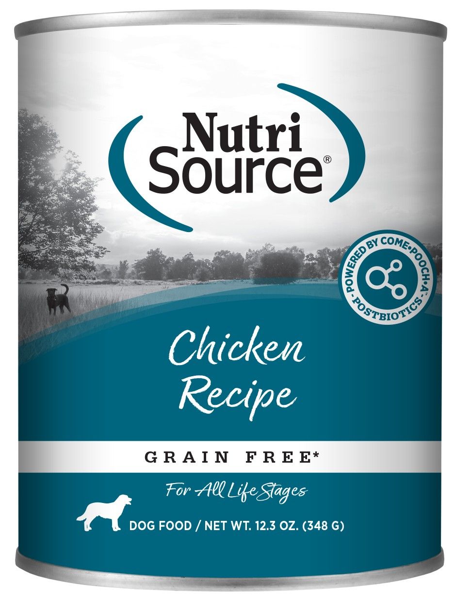 Nutrisource Grain Free Chicken Dog Can 12.3 oz