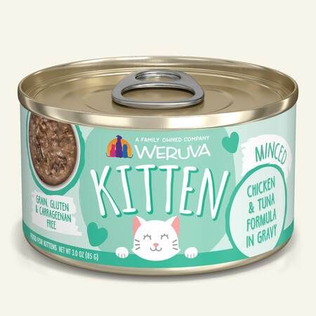 Weruva Cat Can Kitten Chicken & Tuna Gravy 3 oz 12/Tray