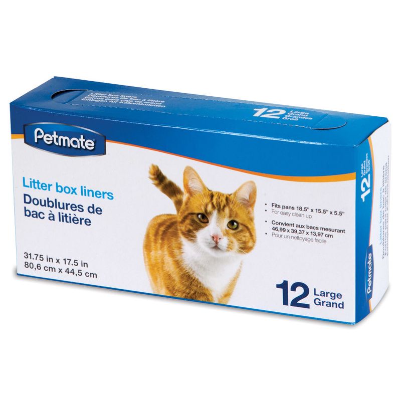 Petmate Litter Pan Liners 12 ct