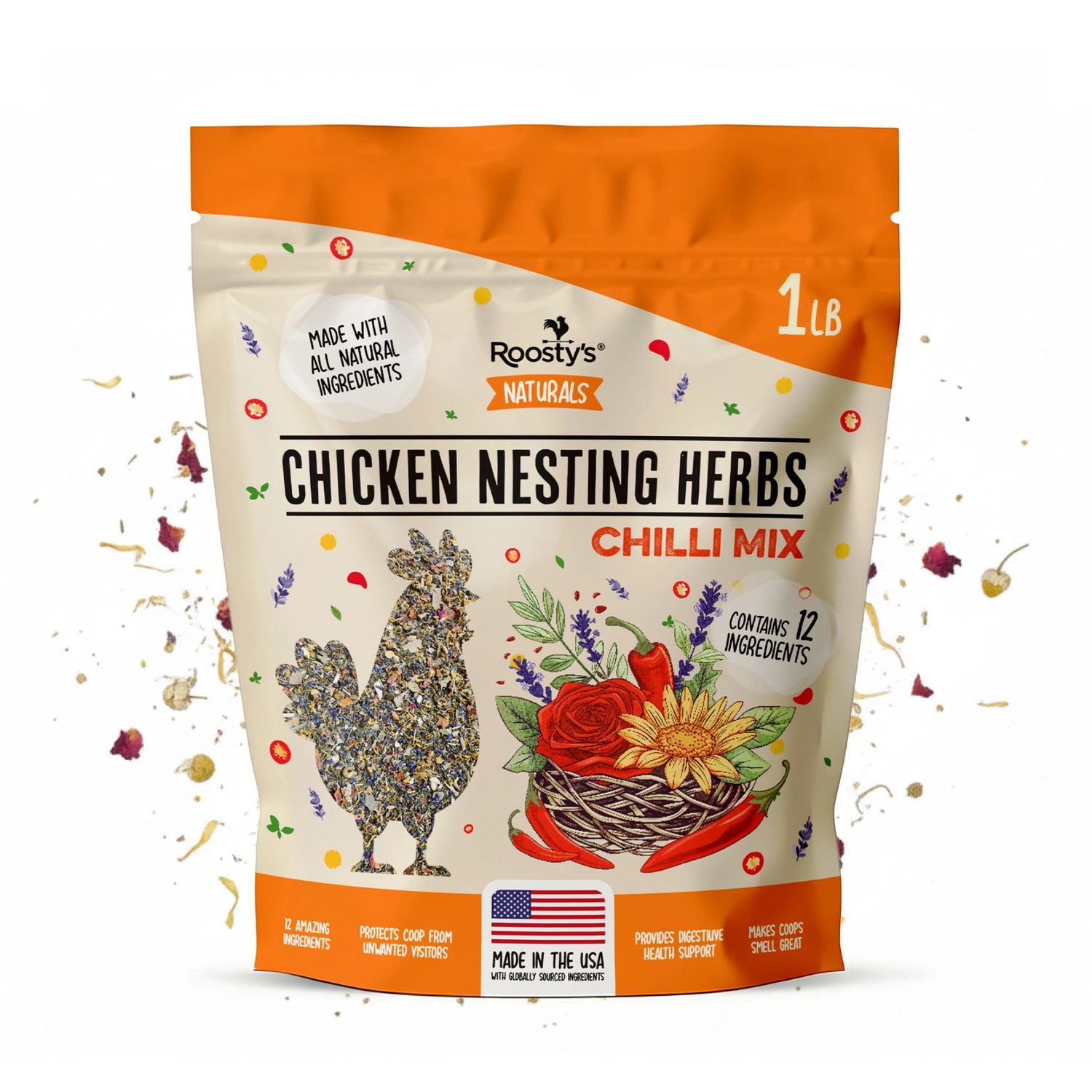 Roosty's Chicken Nesting Herbs