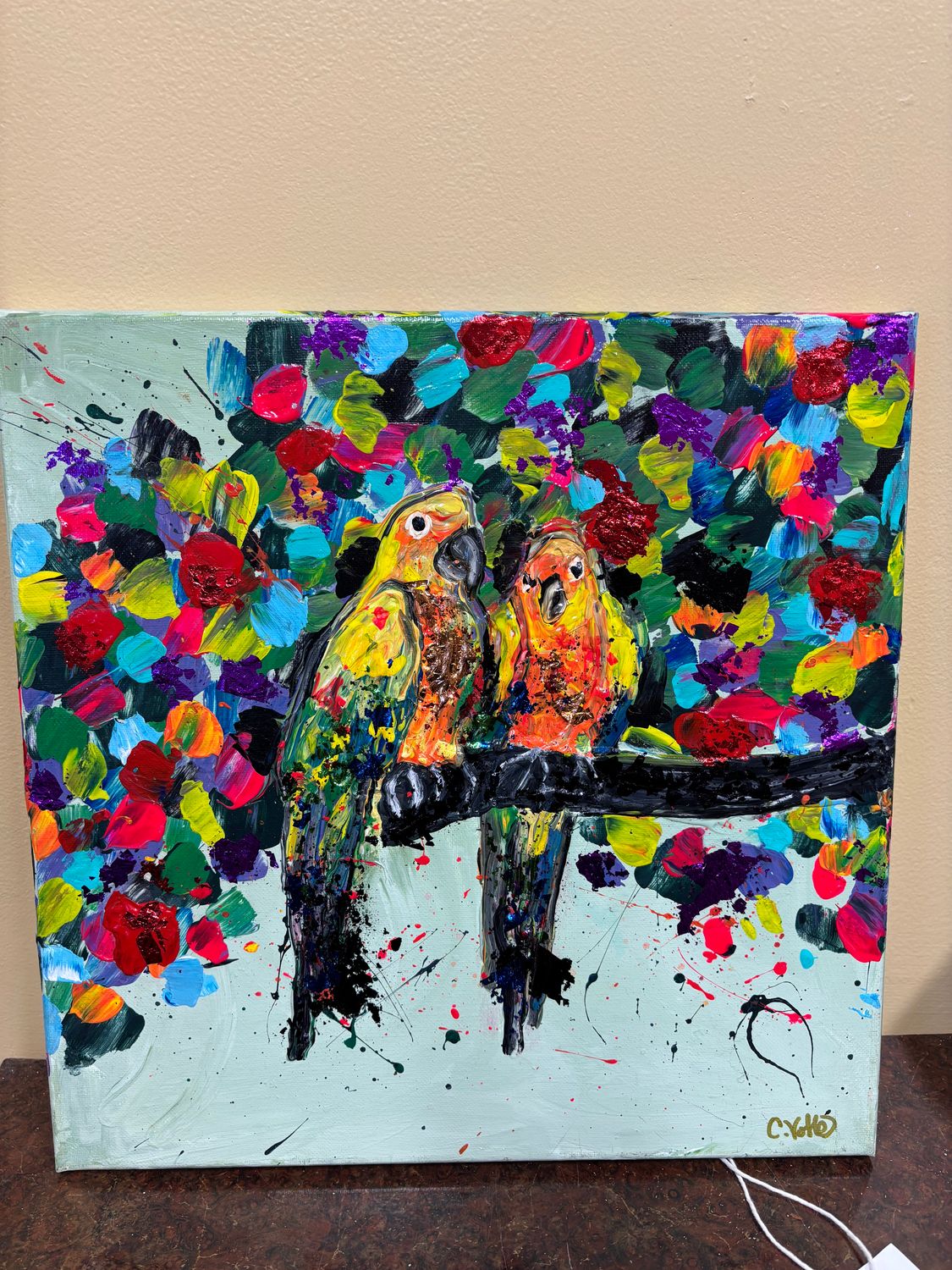C. Volk Paintings-Parrots