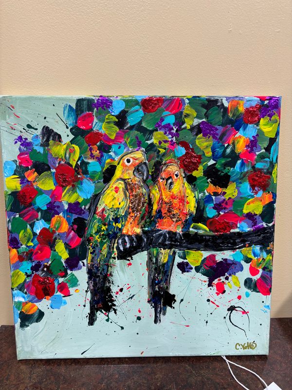C. Volk Paintings-Parrots