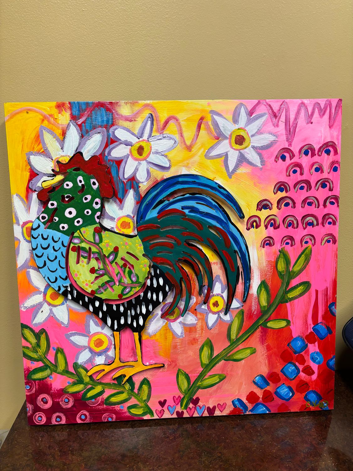 C. Volk Paintings-Rooster Art