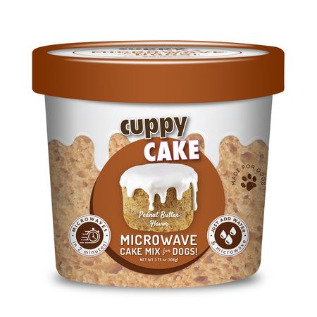 Puppy Cake Dog Treat Cuppy Cake Dog Treat Microwave Peanut Butter Cake