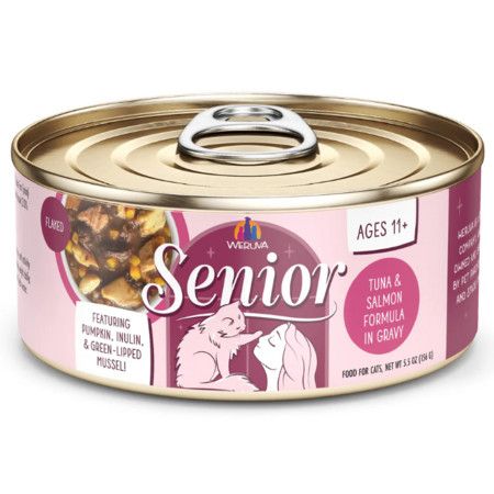 Weruva Cat Can Senior Tuna Salmon 5.5 oz 8/Tray
