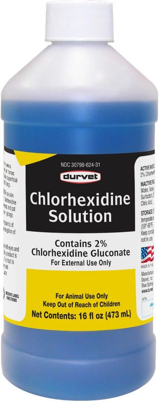 Durvet Chlorhexidine Gluconate 2% Solution
