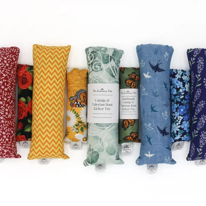 Assorted Prints | Catnip and Valerian Root Cat Toys | Kicker
