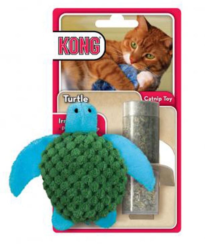 KONG Refillables Catnip Turtle Cat Toy
