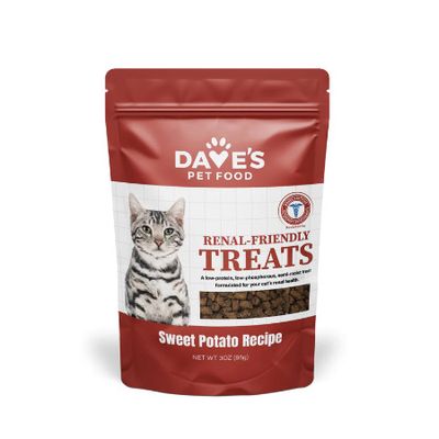 Dave's Cat Treat Renal Friendly Sweet Potato, 3 oz